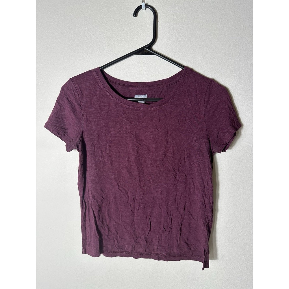 Aerie Soft Maroon Tshirt Small Casual